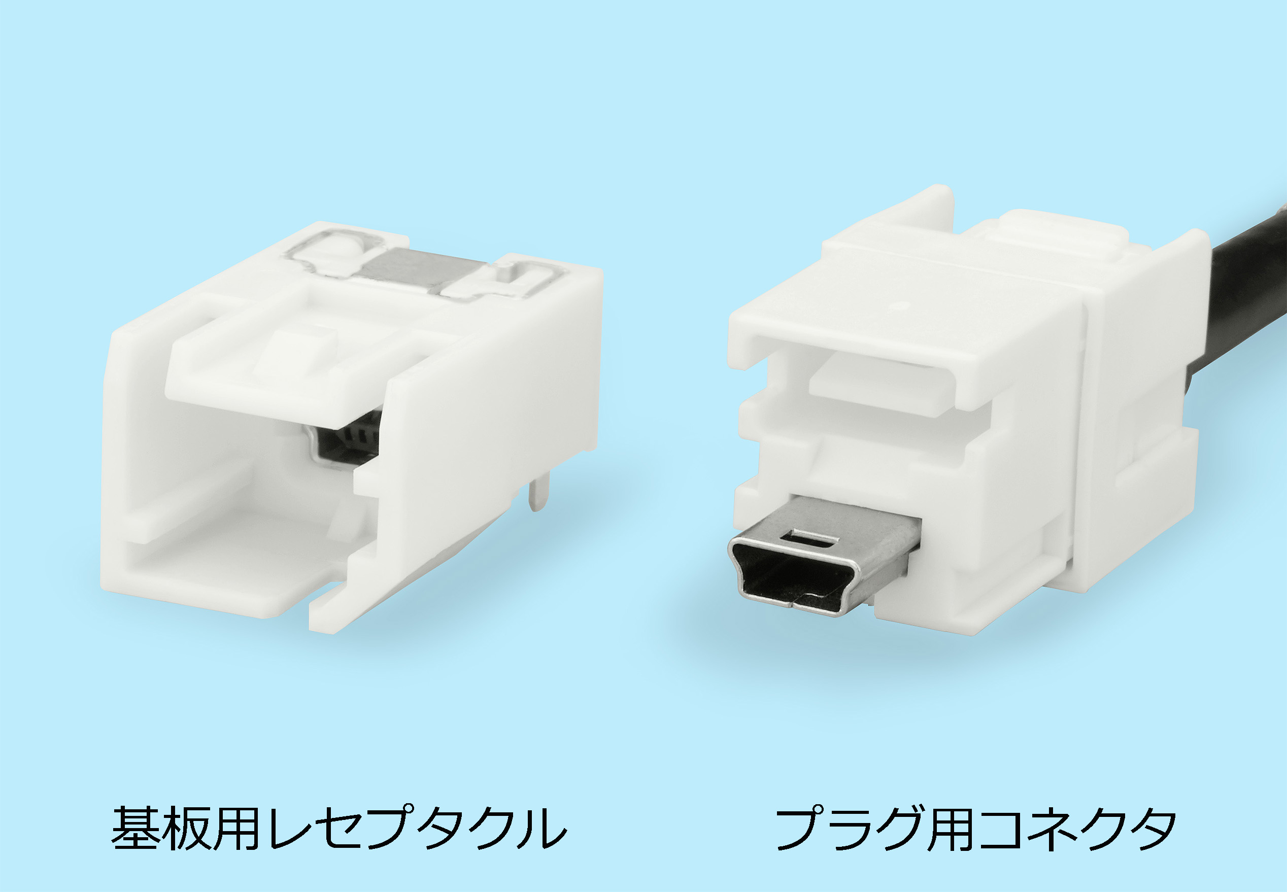 SMK、ケーブル組み付け簡素化 車載向けUSCAR-30対応5Pinプラグ用コネクタ開発