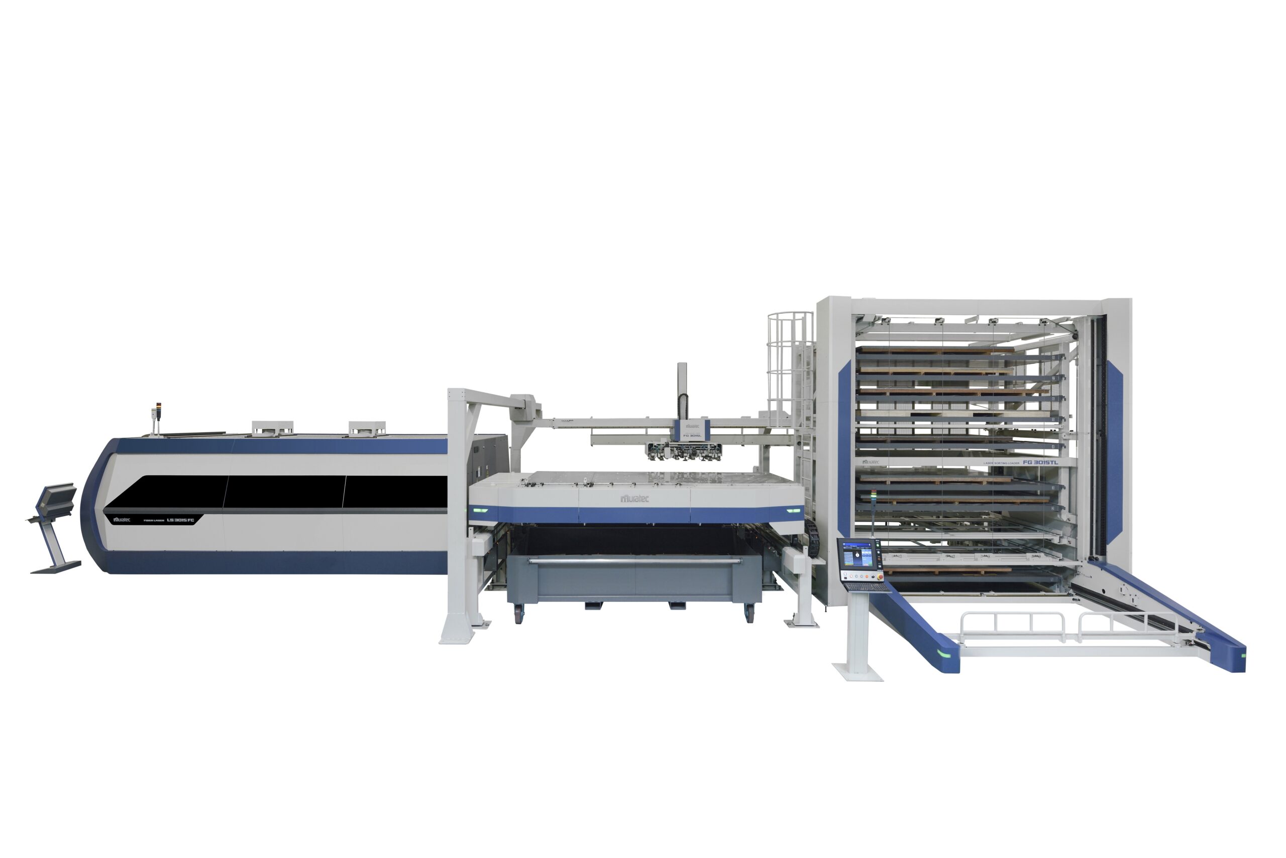村田機械、ファイバーレーザ加工機の生産性を最大限に活かすレーザソーティングローダ「FG3015TL」発売