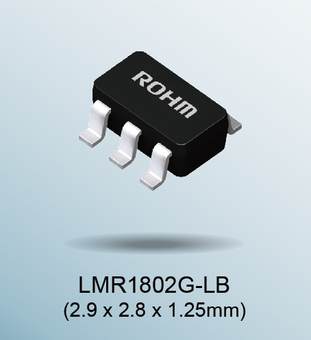 ローム、業界最高の低ノイズCMOSオペアンプ「LMR1802G-LB」を開発