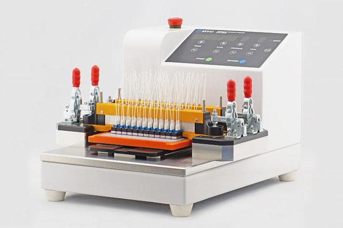 NTT-AT、LCコネクタ最大96端子の研磨が可能、新型光コネクタ研磨機を販売開始