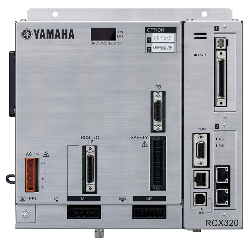 ヤマハ 高機能2軸ロボットコントローラ「RCX320」、複数台の同期制御が可能