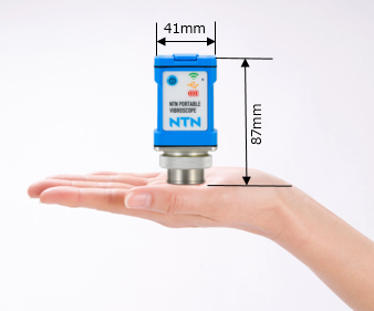 NTN 小型の異常検知装置、高度な軸受診断可能