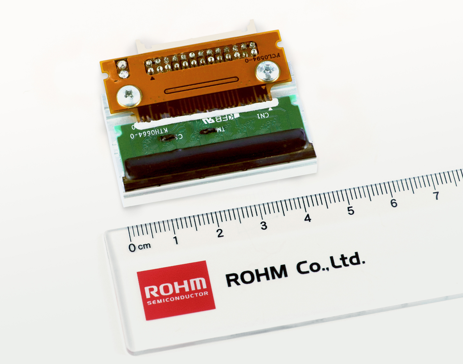 ローム サーマルプリントヘッド、環境配慮型包材に秒速1m印字