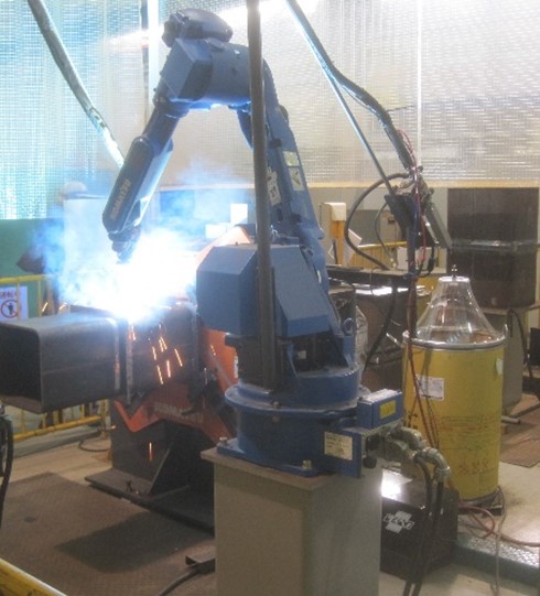 日鉄溶接工業とコマツ産機、建築鉄骨溶接ロボットの型式認証を取得