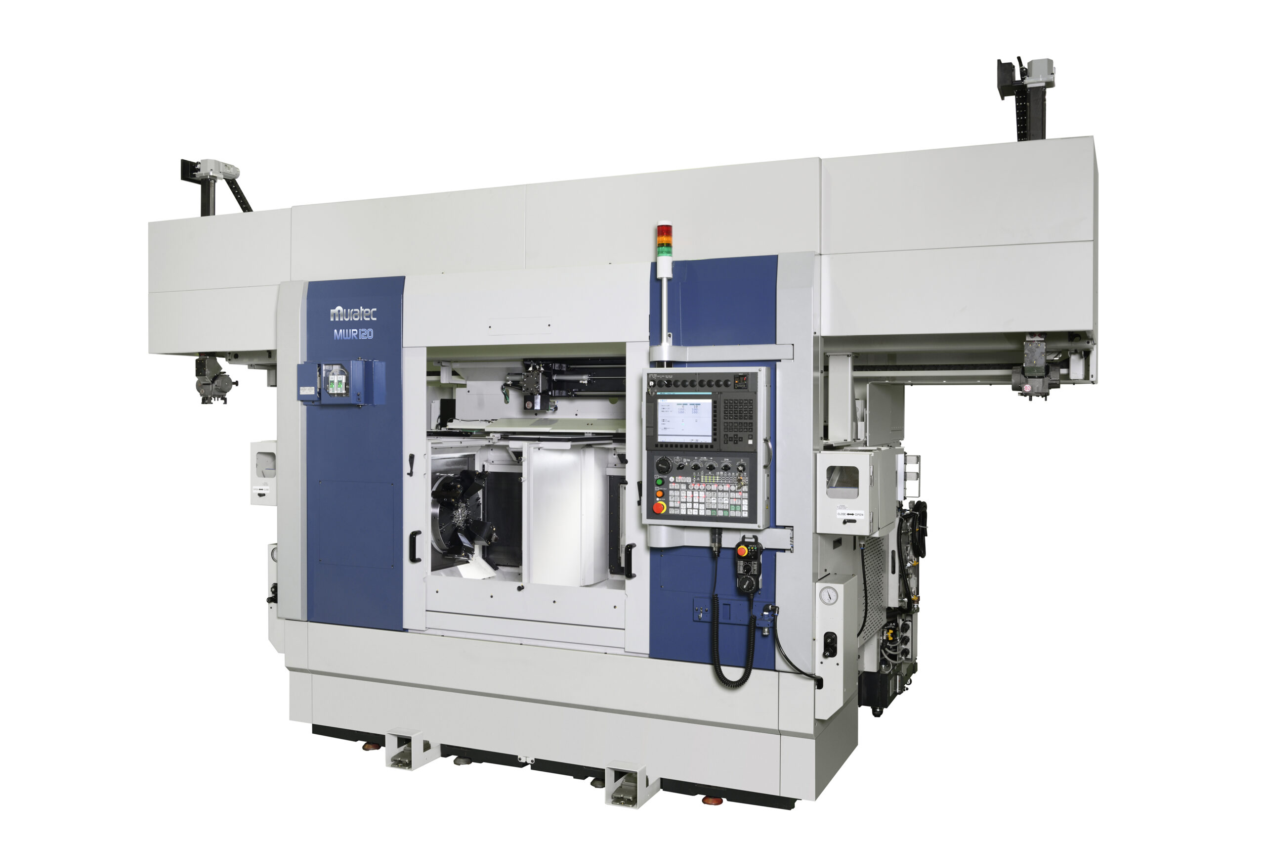 村田機械、Y軸機能搭載の正面型CNCターニングセンタ 回転工具の複合加工で複雑形状のワークに対応