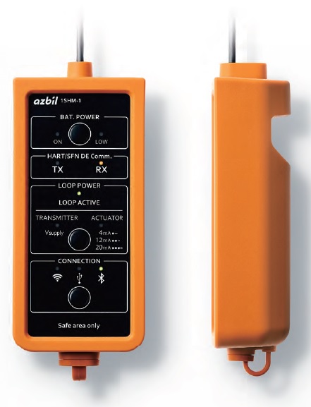 アズビル　HART通信対応モデム 電源供給機能を内蔵