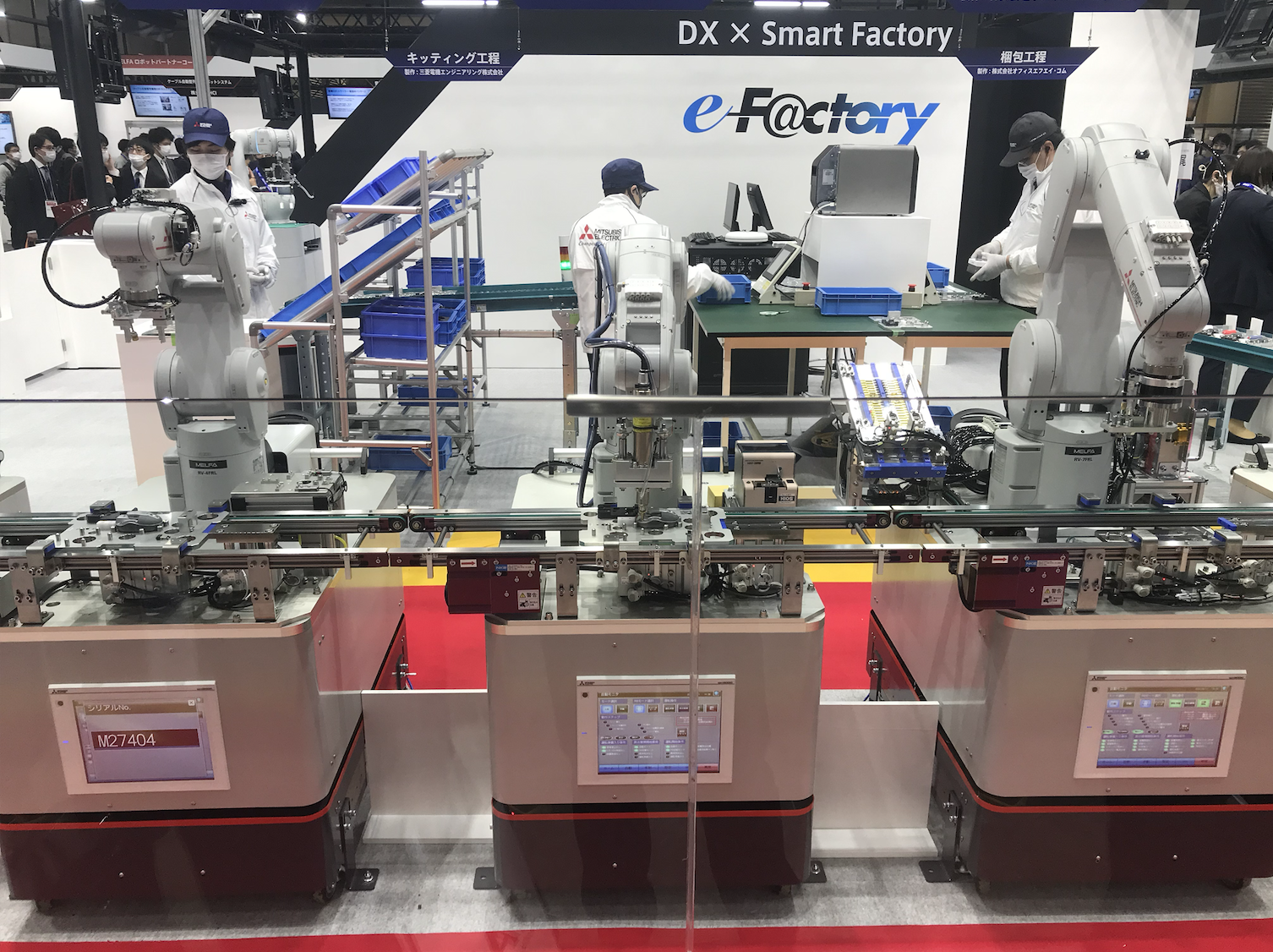 【レポート】国際ロボット展IREX2022 三菱電機、オムロン 高い生産性実現