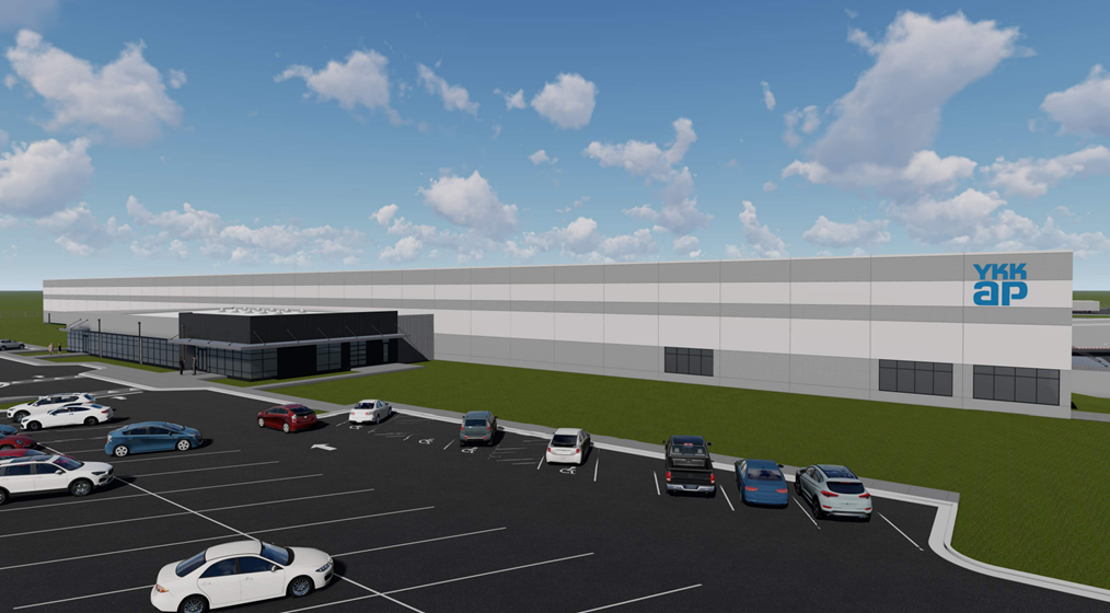 YKK AP、米国ジョージア州に住宅用樹脂窓の新工場　投資金額166億円