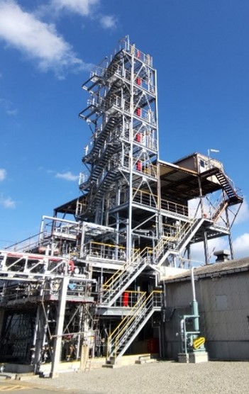 脱炭素・GX設備投資 住友化学、愛媛県新居浜市のアクリル樹脂のケミカルリサイクル実証設備が完成