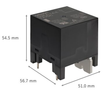 オムロン AC1000V/300A高容量プリント基板用リレー 太陽光発電向けパワコン需要