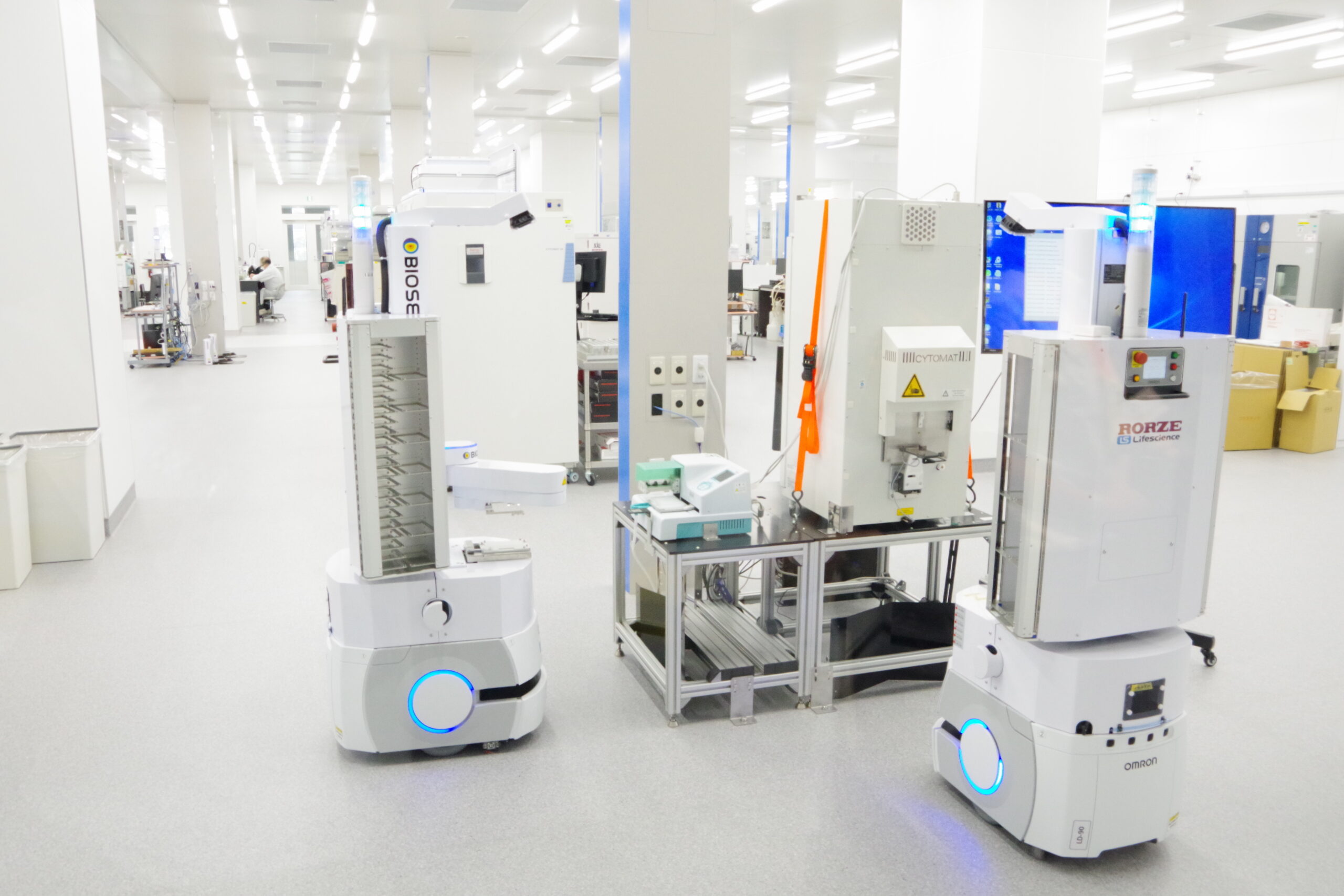 中外製薬、オムロンと実証実験開始