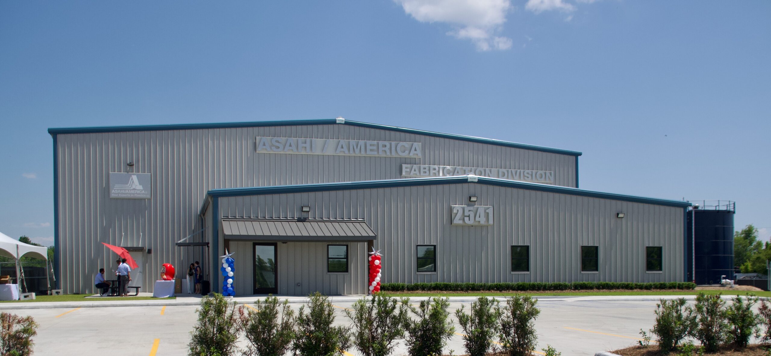 旭有機材、アメリカ子会社でプレファブリケーション用加工製品の新工場が完成