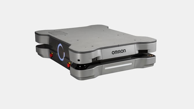 オムロン、最大積載重量650kgの自動搬送モバイルロボット「MD-650」発売