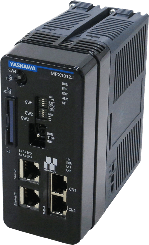 安川電機、マシンコントローラ「MPX1012J」発売 ジェイテクト製PLCとの