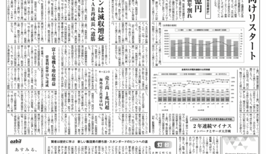 【オートメーション新聞No.403】2024年度FA・電気制御機器市況 / 2025年3月期決算 / 日東工業「インバータ起動盤」省エネ運転で電気代削減 / インバータ特集  など（2025年5月14日）