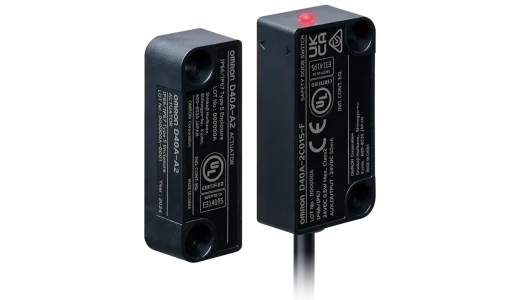 オムロン 非接触式セーフティドアスイッチ「D40A-2」PLe/カテゴリ4の安全性と耐環境性【安全・セーフティ特集】