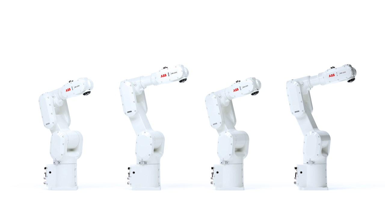 ABB、小型ロボット「IRB 1200ファミリー」刷新 速度と精度を向上