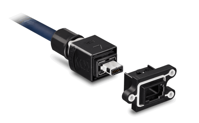 ヒロセ電機 次世代産業用コネクタ「ix Industrial」防水タイプ IEC規格準拠のIP65/IP67対応【配線接続機器特集】