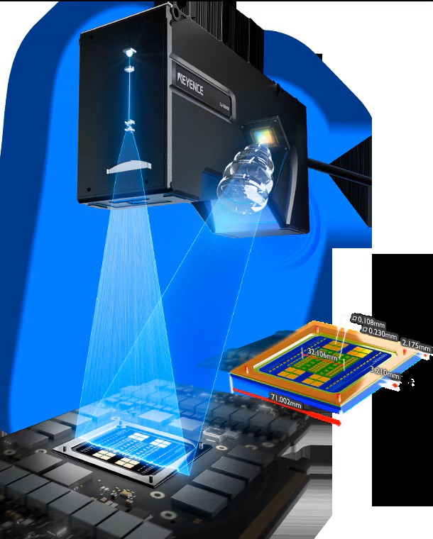 キーエンス、超高精細インラインプロファイル測定器「LJ-X8000シリーズ」にセンサヘッド3種を追加