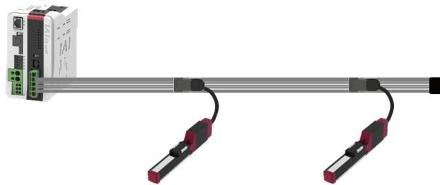 IAI、簡単ケーブルシステム「e-ワイヤリングシステム」発売　専用ケーブル1本で最大16軸を接続可能