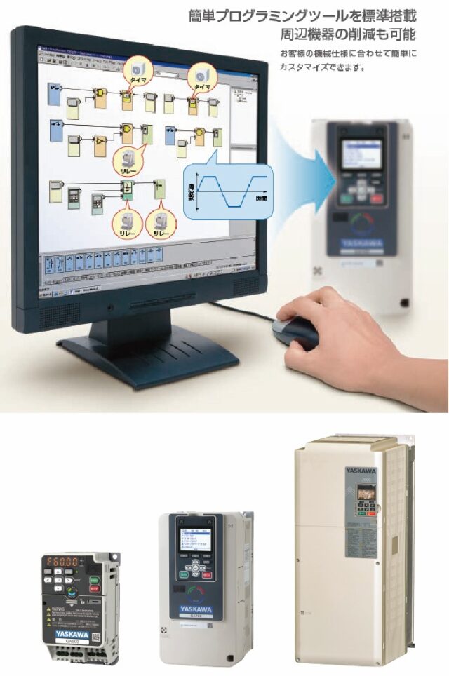 安川電機、2/18・2/19オンラインセミナー「サーボやインバータのカスタマイズで装置の付加価値を向上する」