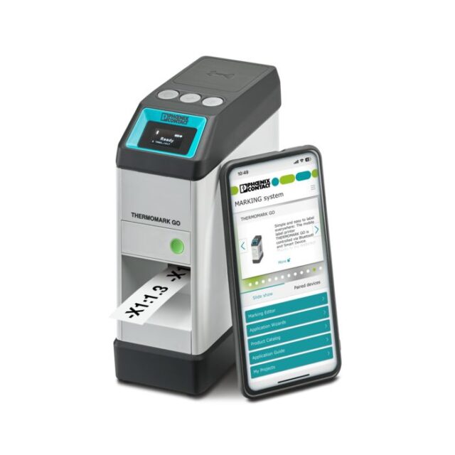 フエニックス・コンタクト、産業用モバイルプリンタ「THERMOMARK GO」発売 現場でのマーキング作業を効率化