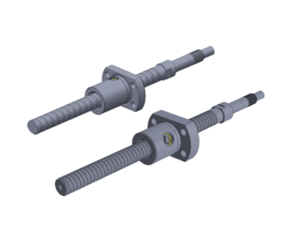 ケーエスエス、ISO（DIN）規格対応ボールねじにフランジ付きシングルナットタイプ発売