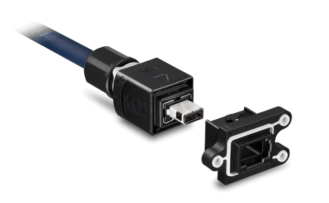 ヒロセ電機 次世代産業用コネクタ「ix Industrial」防水タイプ IEC規格準拠のIP65/IP67対応【配線接続機器特集】