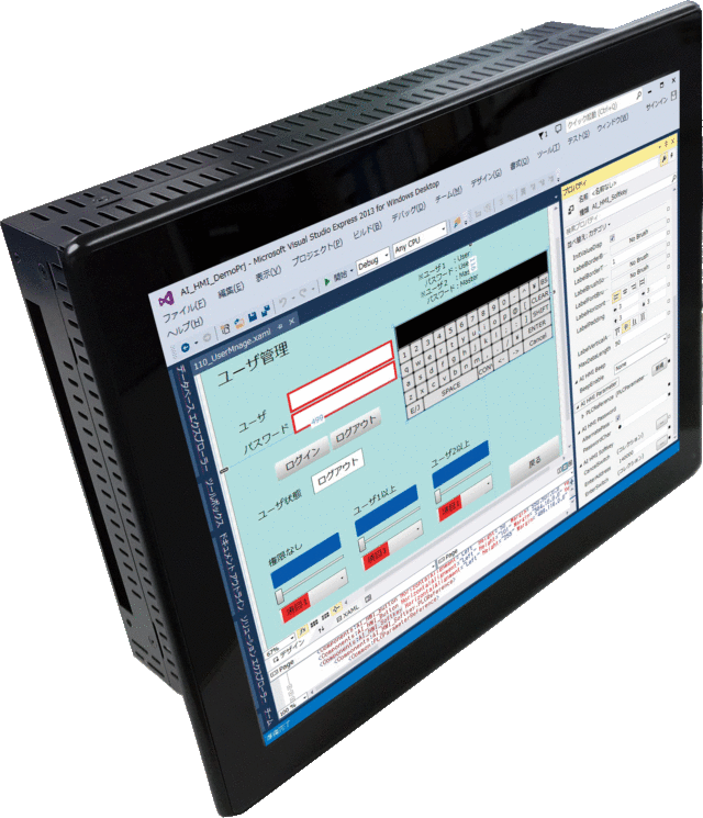 アルゴシステム 高機能表示器　パネルマウントタイプネットワーク機能を強化【HMI・表示器特集】