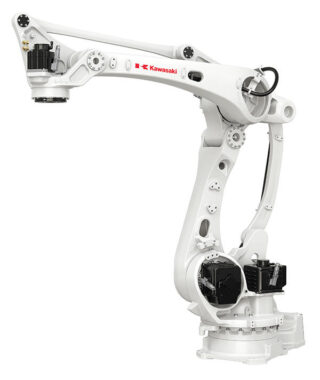 川崎重工業、最大可搬質量110kgの高速パレタイズロボット「CP110L」を発売