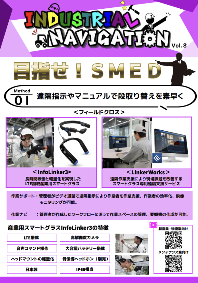 落合、「INDUSTRIA NAVIGATION Vol.8」発行　特集は「目指せ！SMED」
