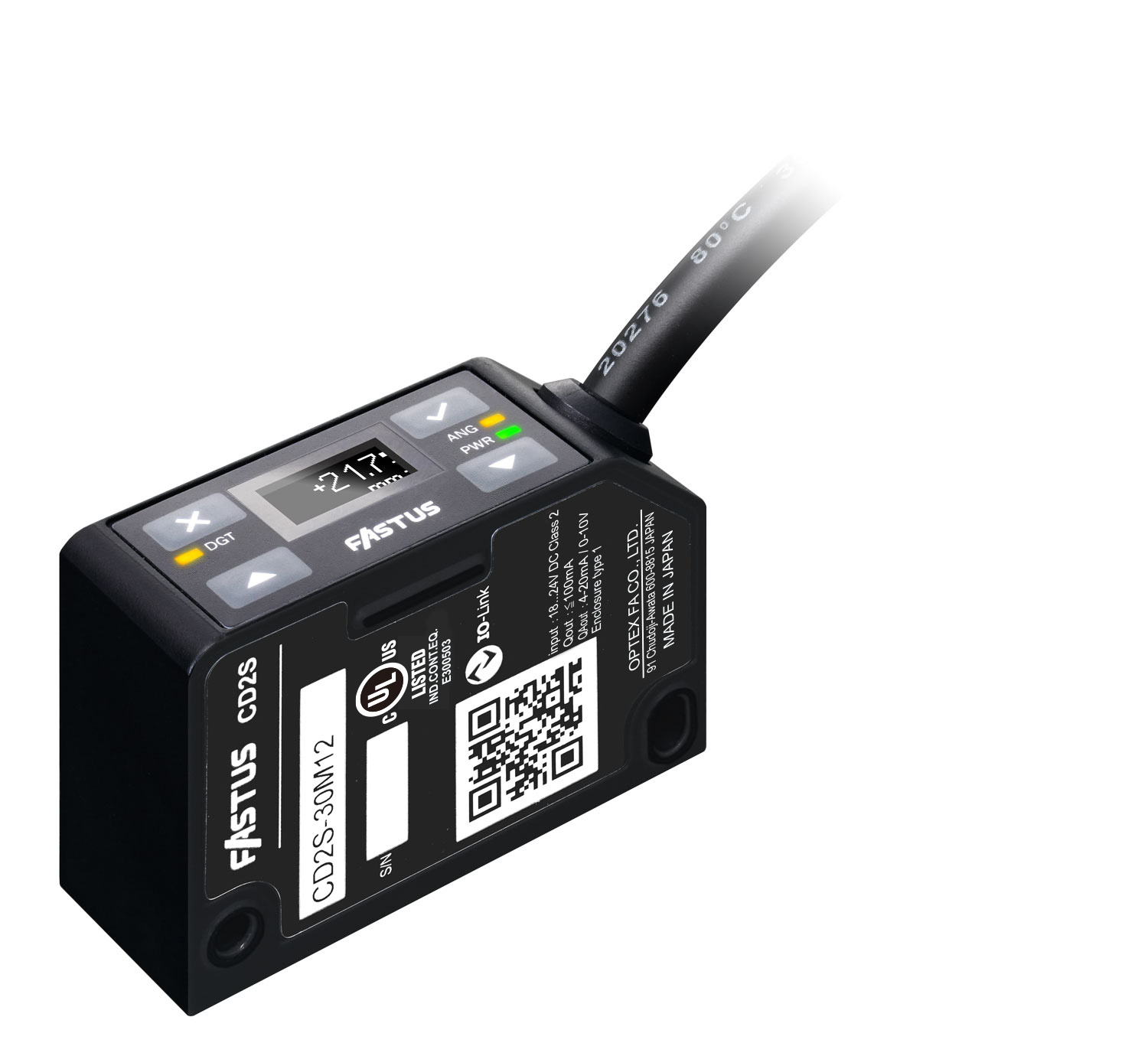 オプテックス・エフエー コンパクトレーザ変位センサ「CD2Sシリーズ」色や材質に左右されない安定検出を実現【FAセンサ特集】