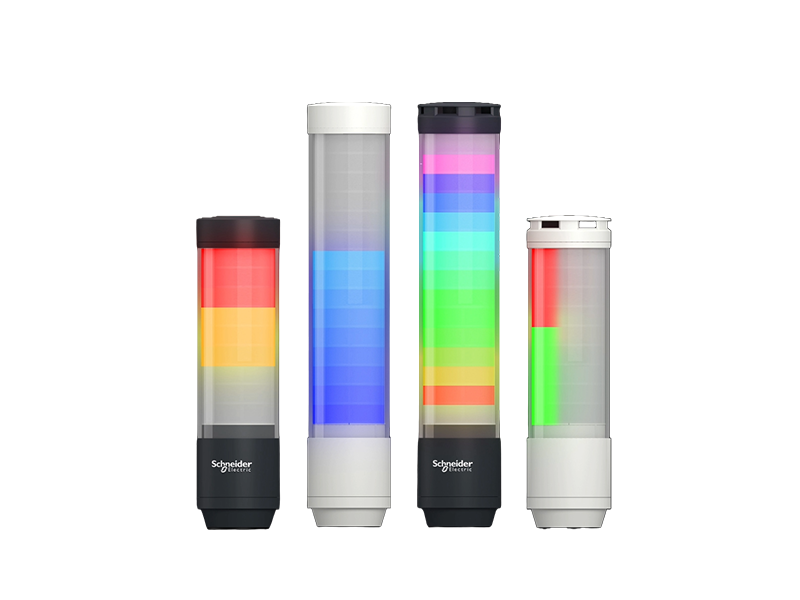 シュナイダーエレクトリック、スマート積層表示灯「Harmony XVTSシリーズ」発売 点灯方式やブザーを自由にプログラム可能