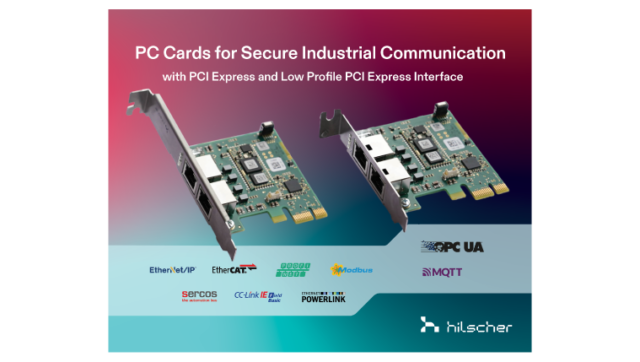 ヒルシャー・ジャパン、産業用イーサネット用PCカード「CIFX PCIE 90-RE」「CIFX LPCIE 90-RE」発売 1枚のPCカートで産業用イーサネットとIIoT通信を同時実行