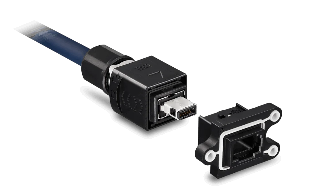 ヒロセ電機 次世代産業用コネクタ「ix Industrial」防水タイプ IEC規格準拠のIP65/IP67対応【配線接続・コネクタ特集】